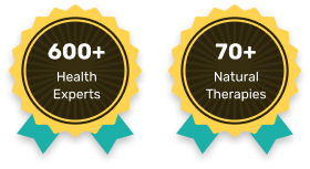 600 plus health experts and 70 plus natural therapies